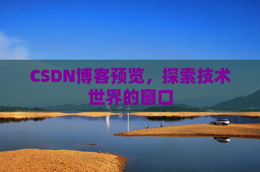 CSDN博客预览，探索技术世界的窗口